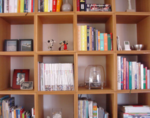 organized shelves